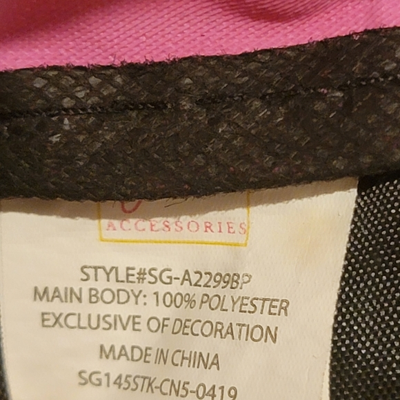 UNICORN BACKPACK Pink & Black with glitter NWOT - Picture 11 of 15